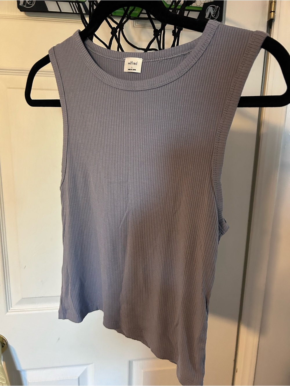 Wilfred Ribbed Grey Tank